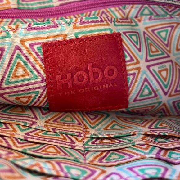 HOBO Vida Aqua Blue Leather Wristlet Bag - Picture 5 of 8